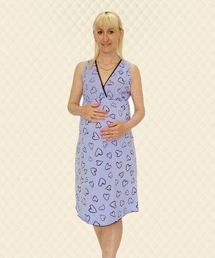Нічна сорочка для годування кулір 52 97493 фото
