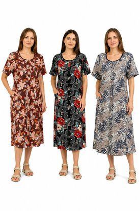 Халат жіночий на гудзиках, кулір реактив 48-50 991718 фото