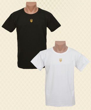 Футболка Українець вишивка фулікра 48 5503060 фото