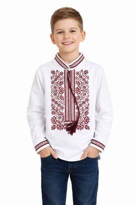 Вишиванка для хлопчиків Тарас двунитка 92 70629 фото