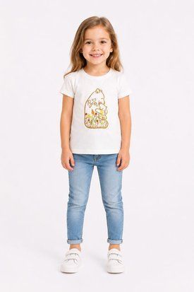 Дитяча футболка з вишивкою Bear кулір 92 70879 фото