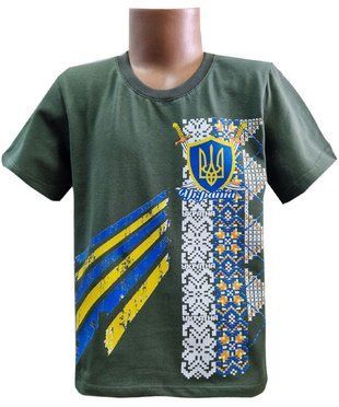 Футболка дитяча накат стрейч кулір 32 98142 фото