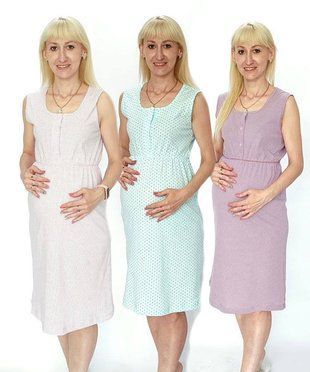 Сорочка нічна для годування кулір 48 97194 фото