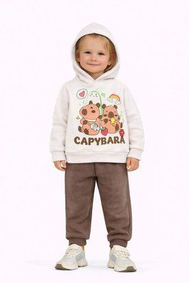 Дитячий костюм Капібара тринитка піньє фліс 30 96034 фото