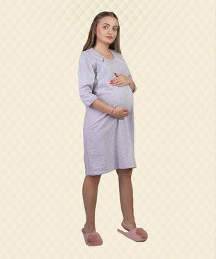 Нічна сорочка Мішель для годуючих начіс 46-48 30138 фото
